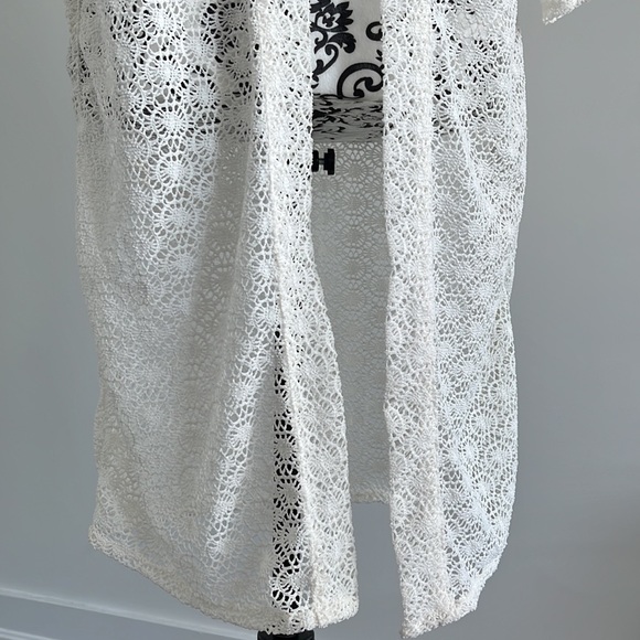 SOLD - White Swimsuit Cover Up by Skinny Dip - Picture 8 of 10